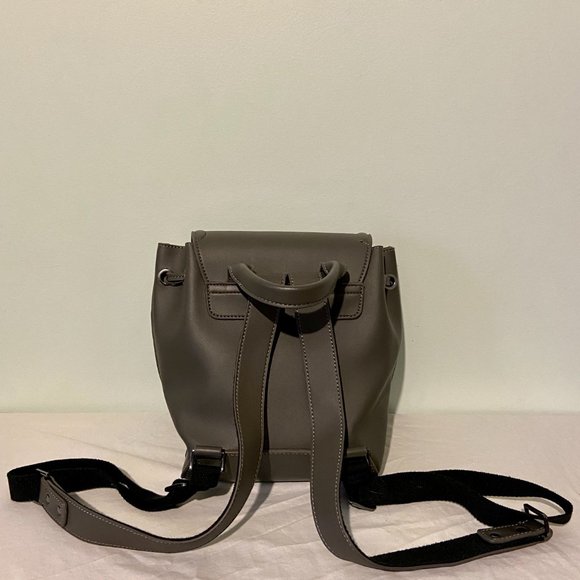 Topshop Faux Leather Clasp Backpack - Picture 3 of 8